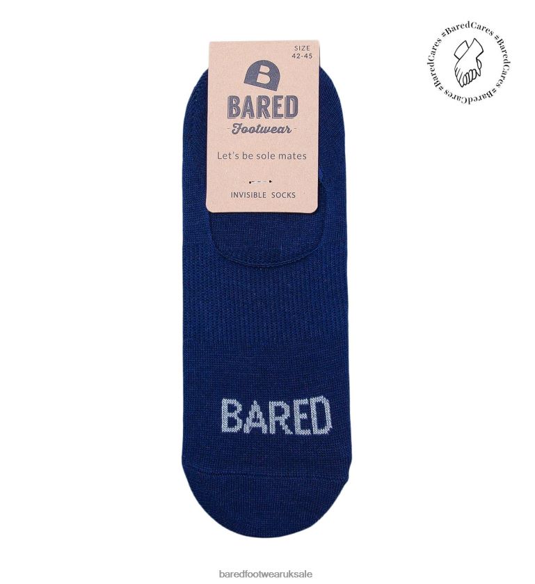 Navy & Grey Unisex Bared Footwear N06D2V341 Invisible Socks