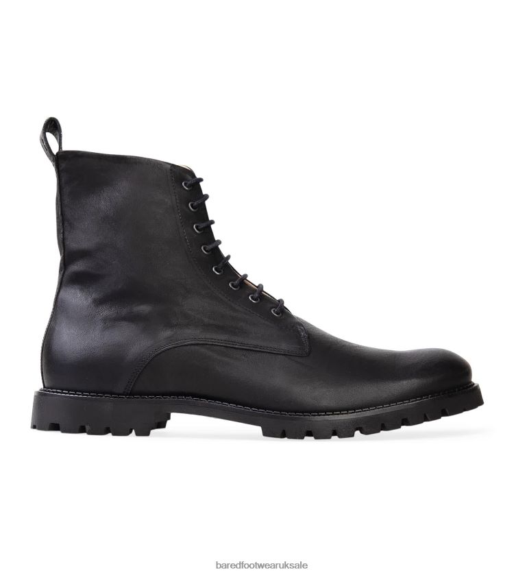 Black Waxed Leather Boots Men Bared Footwear N06D2V3 Selenium 2