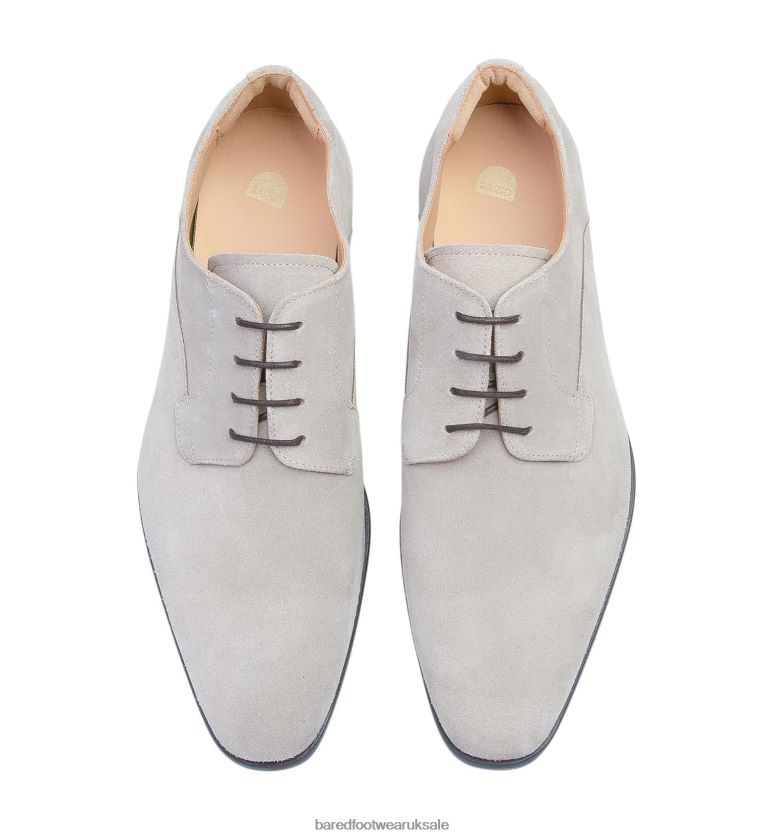 Grey Suede Lace Ups Men Bared Footwear N06D2V68 Carbon