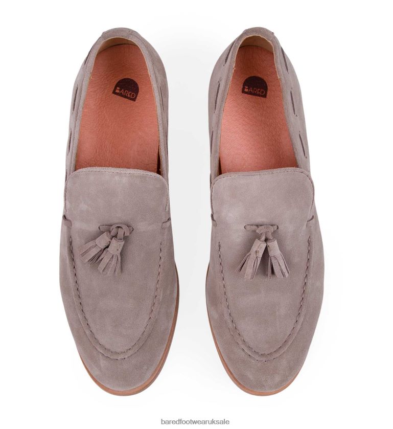 Mushroom Suede Loafers Men Bared Footwear N06D2V65 Scandium 2