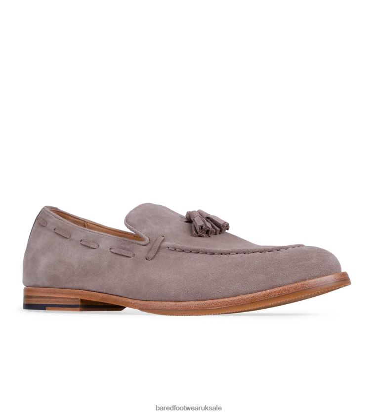 Mushroom Suede Loafers Men Bared Footwear N06D2V65 Scandium 2