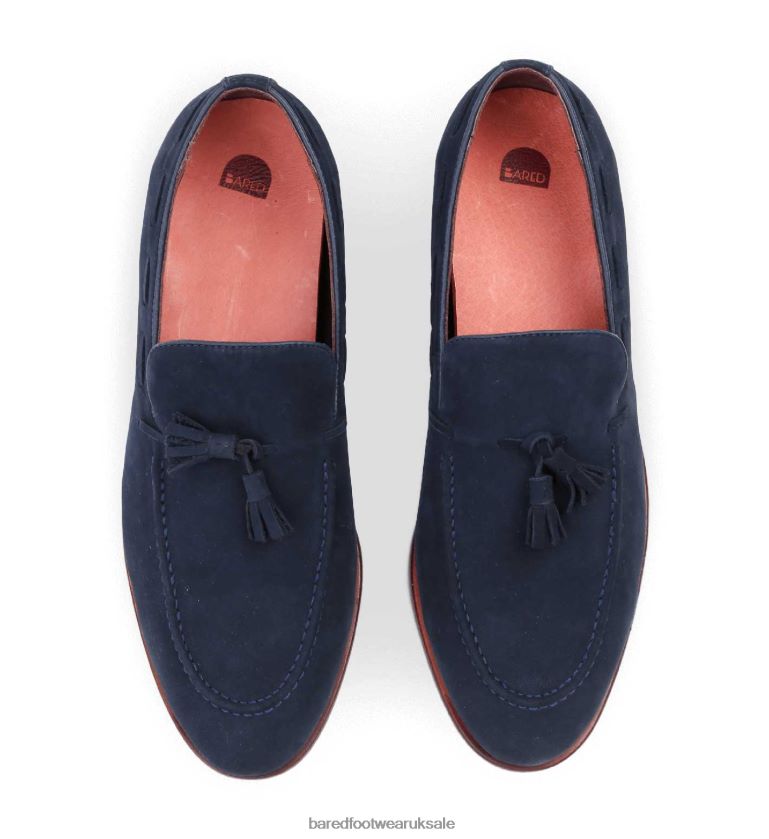 Navy Loafers Men Bared Footwear N06D2V69 Scandium