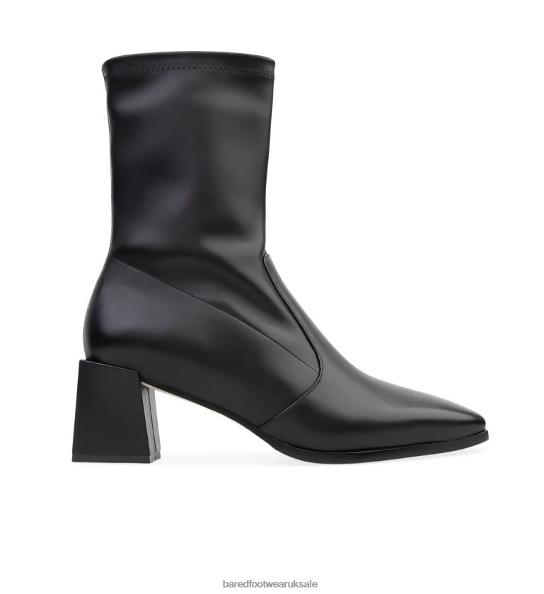 Black Leather Heeled Boots Women Bared Footwear N06D2V151 Nightingale