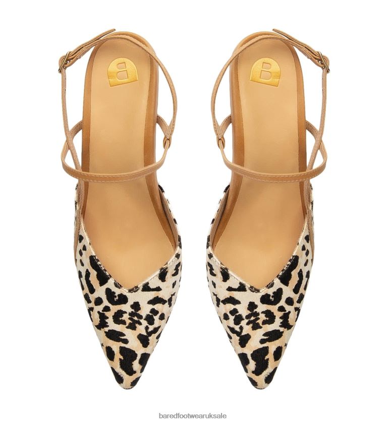 Leopard Calf Hair High Heels Women Bared Footwear N06D2V71 Kiskadee