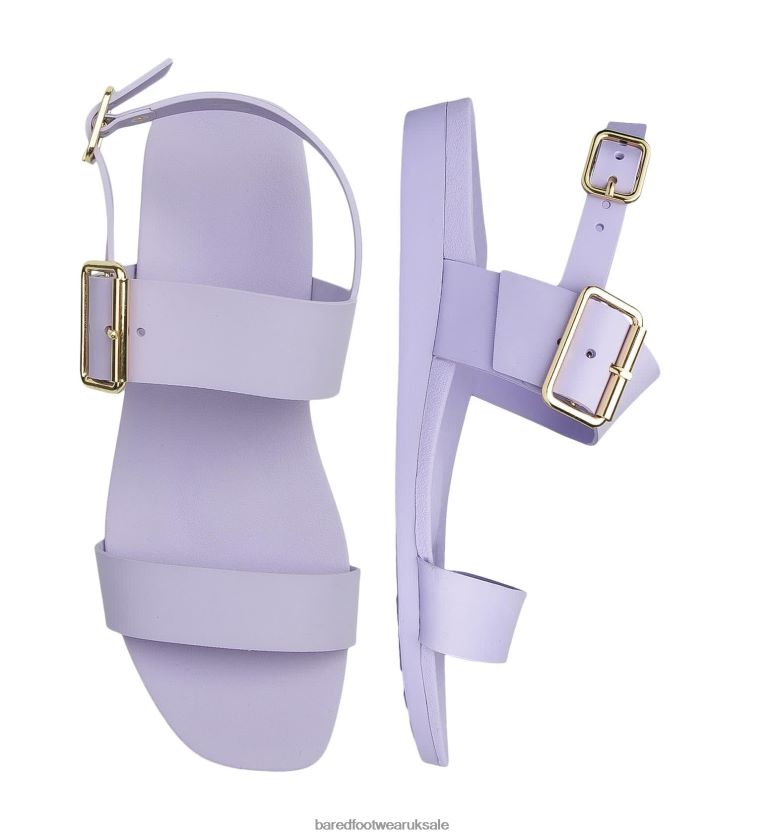 Lilac Rubber Flat Sandals Women Bared Footwear N06D2V252 Sanderlings