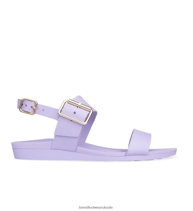 Lilac Rubber Flat Sandals Women Bared Footwear N06D2V252 Sanderlings