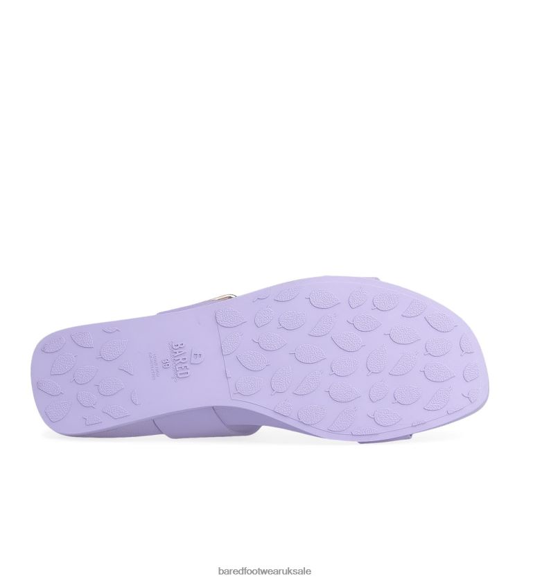 Lilac Rubber Flat Sandals Women Bared Footwear N06D2V252 Sanderlings