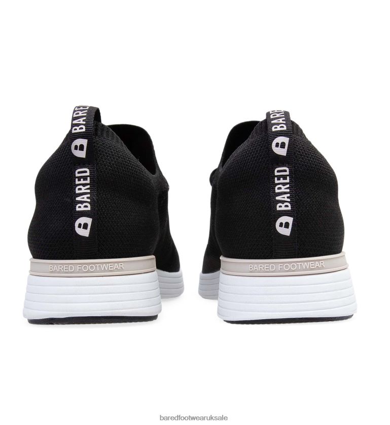 Black Knit Sneakers Women Bared Footwear N06D2V196 Jinzo