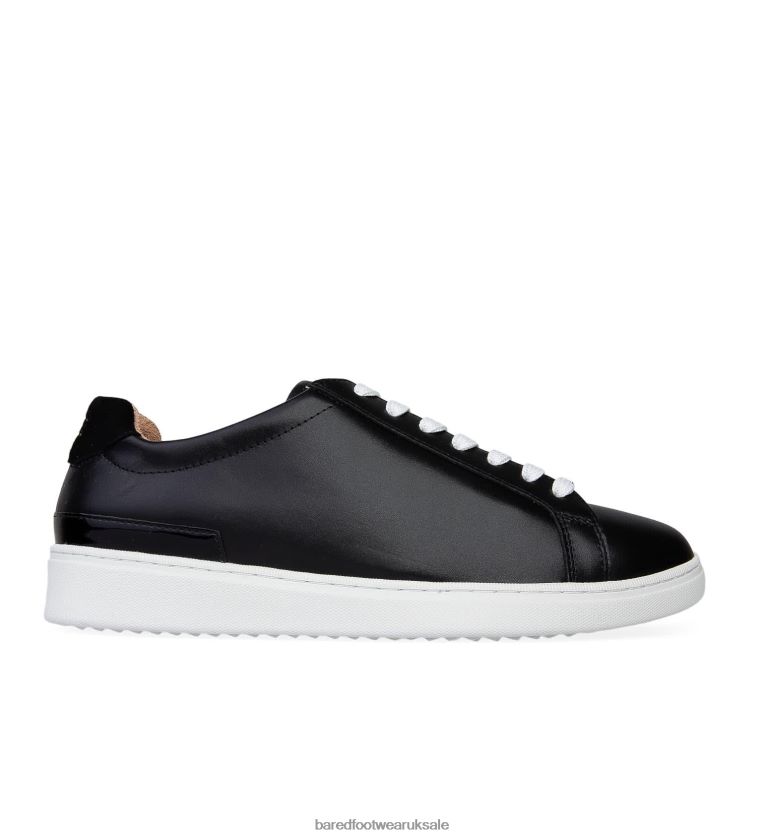 Black Leather Sneakers Women Bared Footwear N06D2V125 Hornbill 3