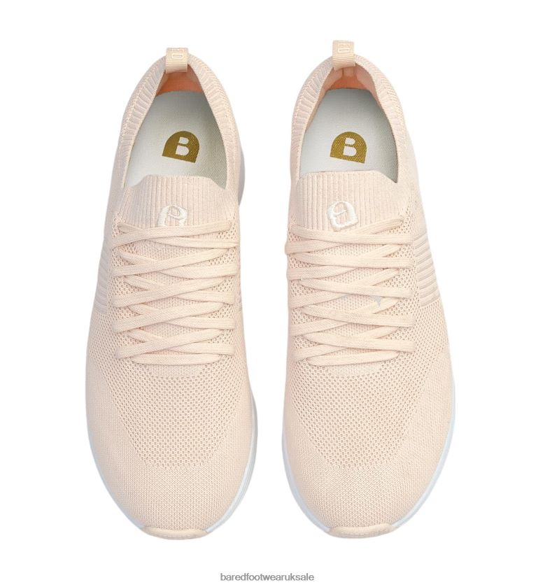 Blush Knit Sneakers Women Bared Footwear N06D2V197 Jinzo