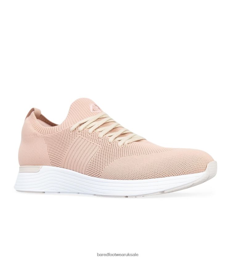 Dusty Pink Knit Sneakers Women Bared Footwear N06D2V131 Jinzo